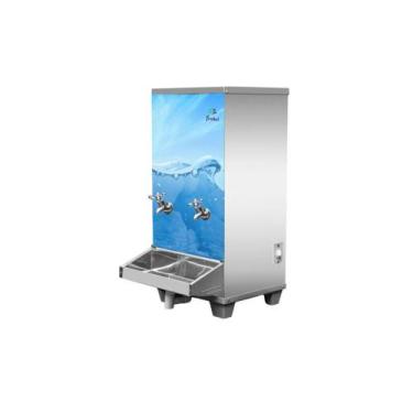 Imagem de Bebedouro Industrial 25 litros de Bancada Inox Ra025 Frisbel 220V, 220