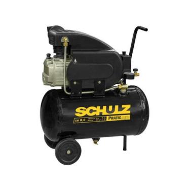 Imagem de Compressor de Ar 2cv 220v 25lts 8,5pcm Schulz PraticAir CSI, 220V