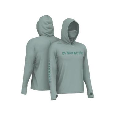 Imagem de Camisa Para Pesca UV X Protect 360 com Capuz Buff Mar Negro -, Alecrim
