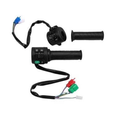 Imagem de Conjunto De Interruptor De Guidão Para Motocicleta Elétrica Com Manopl