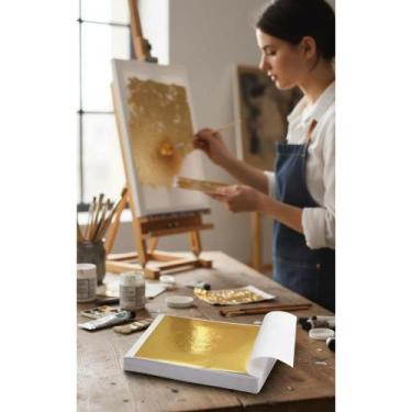 Imagem de 2x Ouro Comestível 24K: Luxo e Sabor em 100 Folhas - Congratulations S