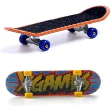 Imagem de Kit 10 Mini Skate de Dedo Compacto e Portátil Fingerboard - Genérico