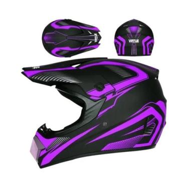 Imagem de Capacete De Moto Off-road Para Crianças, Capacete De Segurança Para Mo