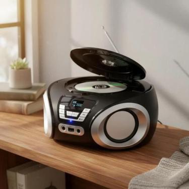 Imagem de Microsystem Megastar Radio Portatil Com Bluetooth USB FM Com Entrada A