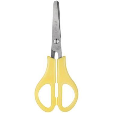 Imagem de Tesoura Escolar Tom Pastel 13cm - BRW, AMARELO