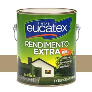 Imagem de Tinta Acrílico Rendimento Extra Camurça 3,6L Eucatex