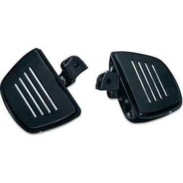 Imagem de Kuryakyn 7564 Componente de controle de pé de motocicleta: Mini prancha premium com suportes confortáveis para motocicletas Honda 2001-17, preto brilhante, 1 par