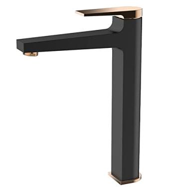 Imagem de Misturador Monocomando Lexxa Black Matte e Rose Gold