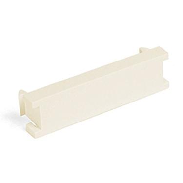 Imagem de Leviton 41295-5BT Módulo MOS em branco de 1/2 unidade, amêndoa clara