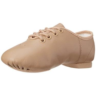 Imagem de Capezio Criança pequena/grande "E" Series EJ1C Jazz Oxford, Caramel, 10 Wide Little Kid