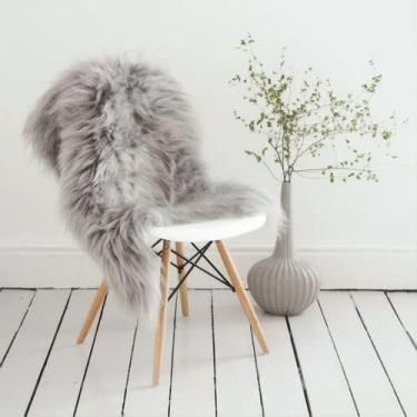 Imagem de Manta Pelucia Pêlo Alto Decoração, Foto, Newborn 1,00 X 0,80 Cor:Cinza