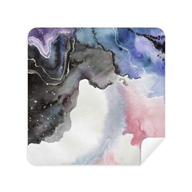 Imagem de Tinta aquarela abstrata óculos de sombreamento pano de limpeza limpador de tela de telefone tecido de camurça 2 peças