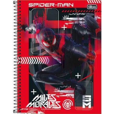 Imagem de Caderno Espiral Spider Man Capa Dura 1 Matéria 80 Folhas Mm - Tilibra