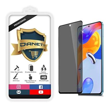 Imagem de Pel�cula De Vidro Privacidade Para Redmi Note 11 e Note 11s Tela 6.43 Film Full Cover Anti Spy 3d
