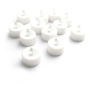 Imagem de Kit Com 100 Velas De Led Cor Amarelo - Baterias Inclusas