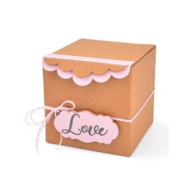 Imagem de Sizzix ScoreBoards XL Die Box, presente com bordas recortadas por Eileen Hull, multicolorido