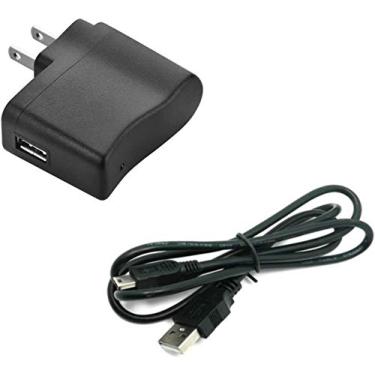 Imagem de Carregador de calculadora gráfica: cabo de alimentação/dados USB e adaptador CA de parede para calculadoras Texas Instruments TI-84 Plus CE TI-84 Plus C Silver Edition TI 89 Titanium TI Nspire CX TI