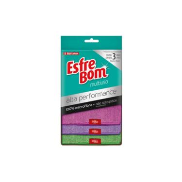 Imagem de Pano Microfibra Multiuso Esfrebom 3un Bettanin