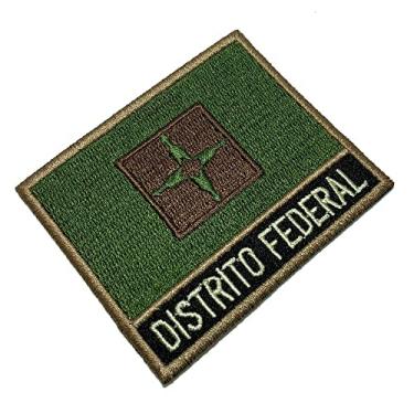 Imagem de BE0154NT03 Bandeira Distrito Federal Bordado Termo Adesivo
