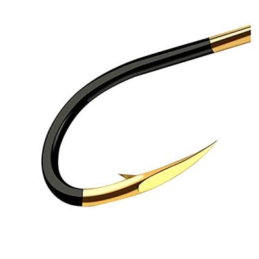 Imagem de Anzóis de pesca 50 pcs/lote tungstênio ganchos de pesca de aço único círculo farpado fishhook carpa ganchos de pesca acessórios tackle Acessórios de pesca (Size : 1#)