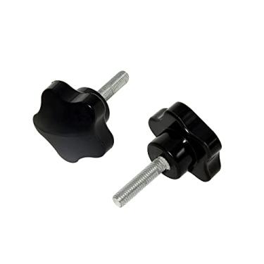 Imagem de Flyshop Botão de estrela de 4,8 cm (1,9") 5/16" parafuso de rosca no aperto de aperto M8 x 30 mm 2 peças