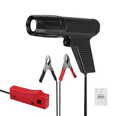 Imagem de Qudai Máquina de reparo de motor de motocicleta de carro 12.0V luz de inspeção de temporização testador de detecção rápida universal para carro a gasolina de 2 tempos e 4 tempos