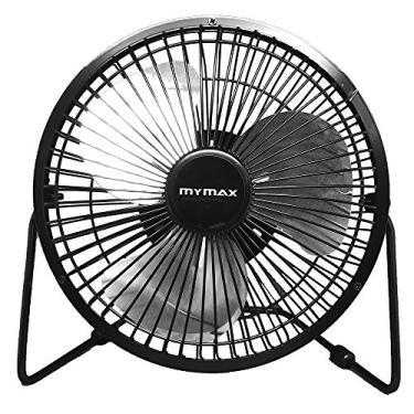 Imagem de Ventilador Usb 5v Portátil Preto Metal Mini P/ Notebook Mymax MYC/LX-888-NB