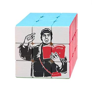 Imagem de Mochila Red Book Hat Study China Red Magic Cube quebra-cabeça 3x3 brinquedo jogo