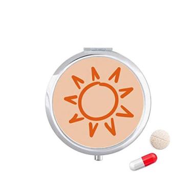 Imagem de Sunshine Sun Caixa de armazenamento de remédios para pintura à mão