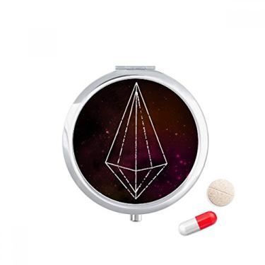 Imagem de Caixa de comprimidos Crystal Star Universe Sky Fantasy Caixa de armazenamento de remédios