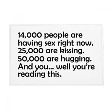 Imagem de DIYthinker Tapete antiderrapante para porta de banheiro com citação de cachorro no dia dos namorados