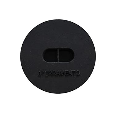 Imagem de Tampa Tampão de Chão Aterramento Liso de Ferro Fundido 25cm