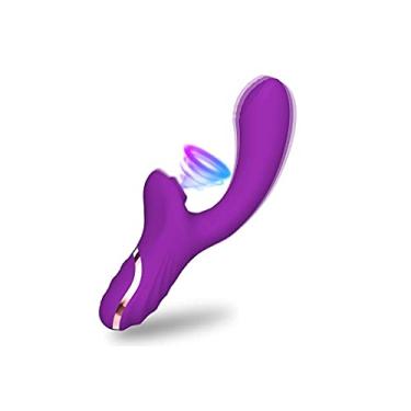 Imagem de Vibrador 10 Modos de Sucção e 10 Modos de Vibração Estimulação Clitóris e Ponto G Estimulador Erótico Zatla Shop (Roxo)