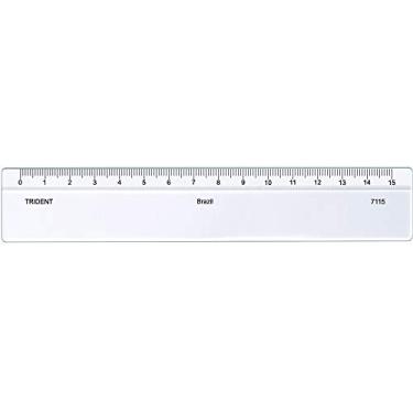 Imagem de Régua, Trident, Desetec 7115, Incolor, 15cm