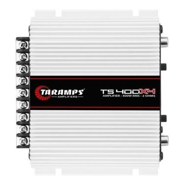 Imagem de Módulo Amplificador Taramps TS400x4 + 6 Cabos Y 2 Machos / 1 Fêmea