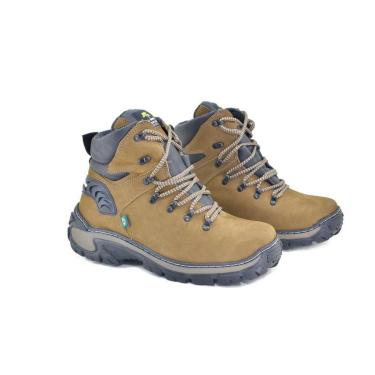 Imagem de Bota Adventure Couro Masculina Cano Alto Conforto Trilha-Masculino