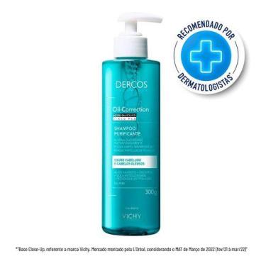 Imagem de Shampoo Purificante Dercos Oil Correction 300G Vichy - Imp
