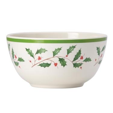 Imagem de Lenox 870016 Conjunto de tigelas multiuso de melamina para festas de fim de ano, louça de Natal, hospedagem