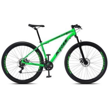 Imagem de Bicicleta Aro 29 Krw Alumínio 24 Vel Freio a Disco X32 Cor:verde/preto;tamanho Quadro:17