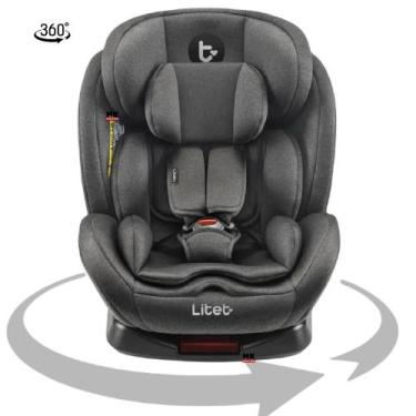 Imagem de Cadeira Para Auto 0 A 36 Kg Isofix Com Rotação 360º Snugfix Preta Lite