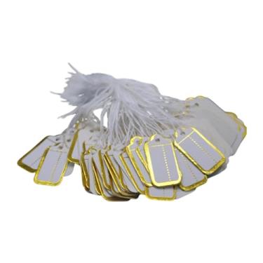 Imagem de Etiquetas de Preço de 100 Peças com Barbante Anexado para Roupas, Casamento, Aniversário