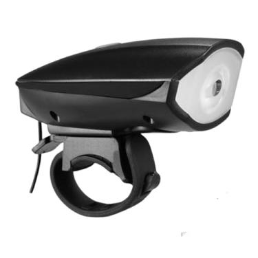 Imagem de Farol De Bike Com Buzina Recarregável USB 5 Sineres Lanterna Bike