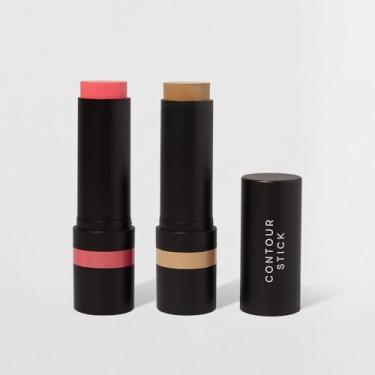 Imagem de Kit Blush em Bastão Rosa Claro + Contorno em Bastão Marrom Claro Océane Edition (2 Produtos)