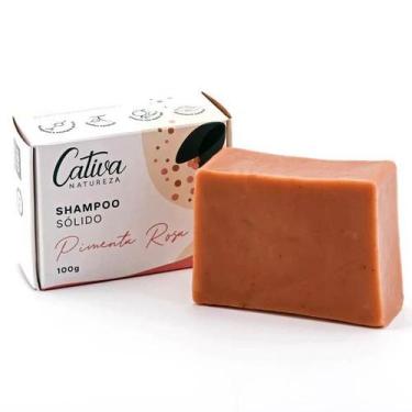 Imagem de Shampoo Sólido Pimenta Rosa - 100G Cativa Natureza