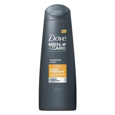 Imagem de Shampoo Dove 2 Em 1 Men+Care Forca Resistente 200ml