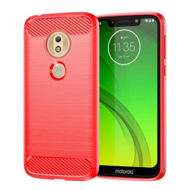 Imagem de Capas para Moto Z3 Play.Caso básico,Botão de pressão flexível / 360 ° Proteção completa,Anti-fingerpirnts