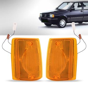 Imagem de Par Lanterna Pisca Dianteira Premio 1985 86 87 88 89 90 Âmbar