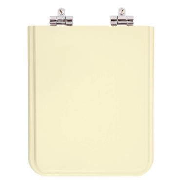 Imagem de Assento Sanitário Poliester Soft Close Square Bone (Bege Claro) para vaso Incepa