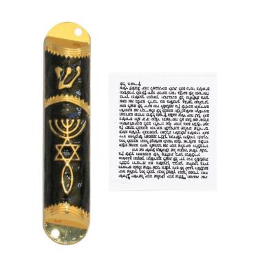 Imagem de Mezuzá Judaico Luxo + Pergaminho - De Israel