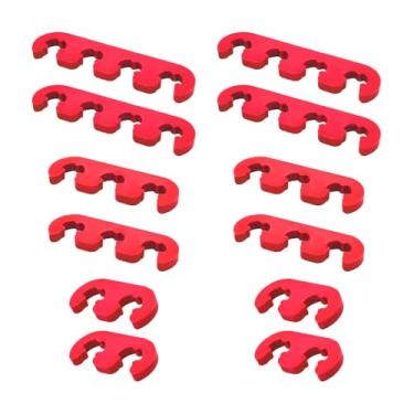 Imagem de Ohleats Separador de fio de vela de ignição de 12 peças, braçadeira de ramo de vela de ignição de 7 mm, 8 mm, 8,5 mm, 8,8 mm, 8,8 mm, separadores de vela de ignição, separadores de fio de ignição de